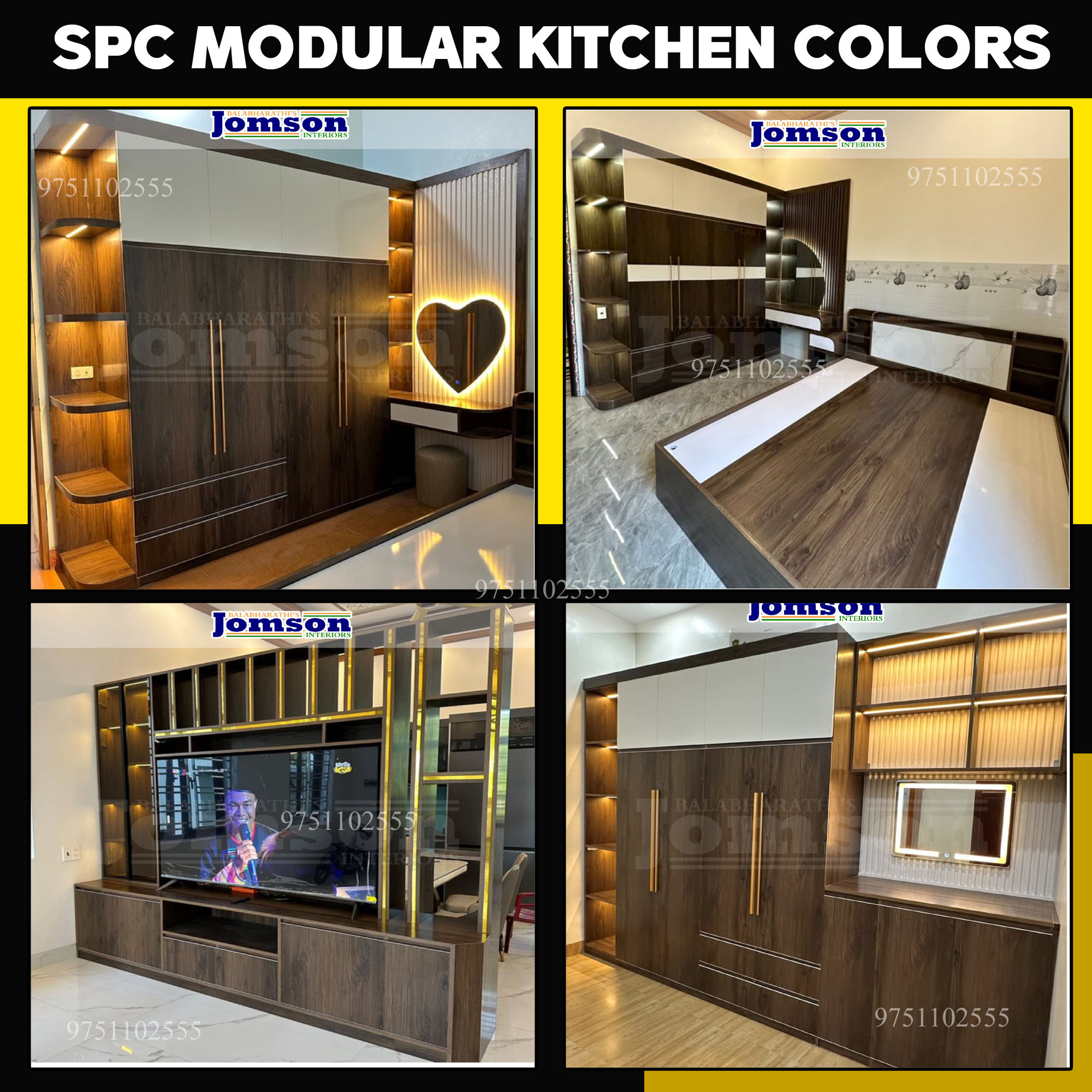 UPVC Modular Kitchen Colors